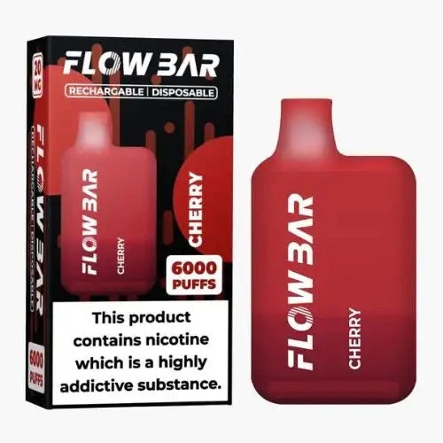 Flow Bar Rechargeable Disposable Cherry