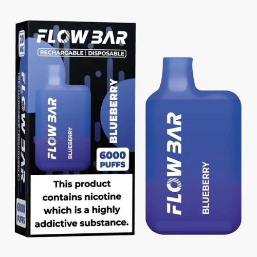 Flow Bar Rechargeable Disposable Blue Raspberry
